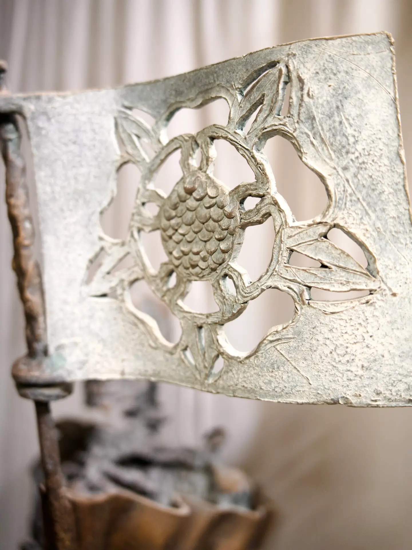 White Rose Flag Detail | Death | Inner Voice | Christine Wiersema